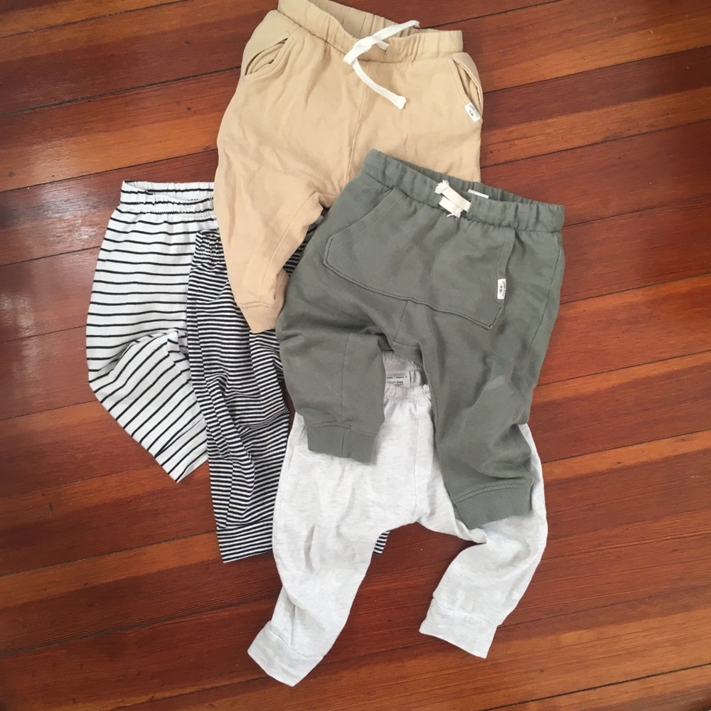 Baby boy Lot of Pants 12months H&m and Carters